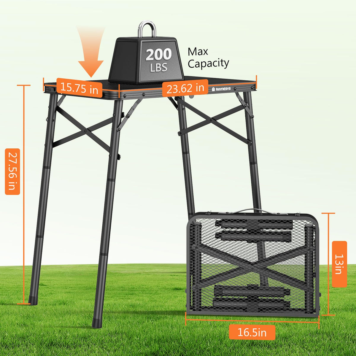 Portable Folding Grill Table R372517