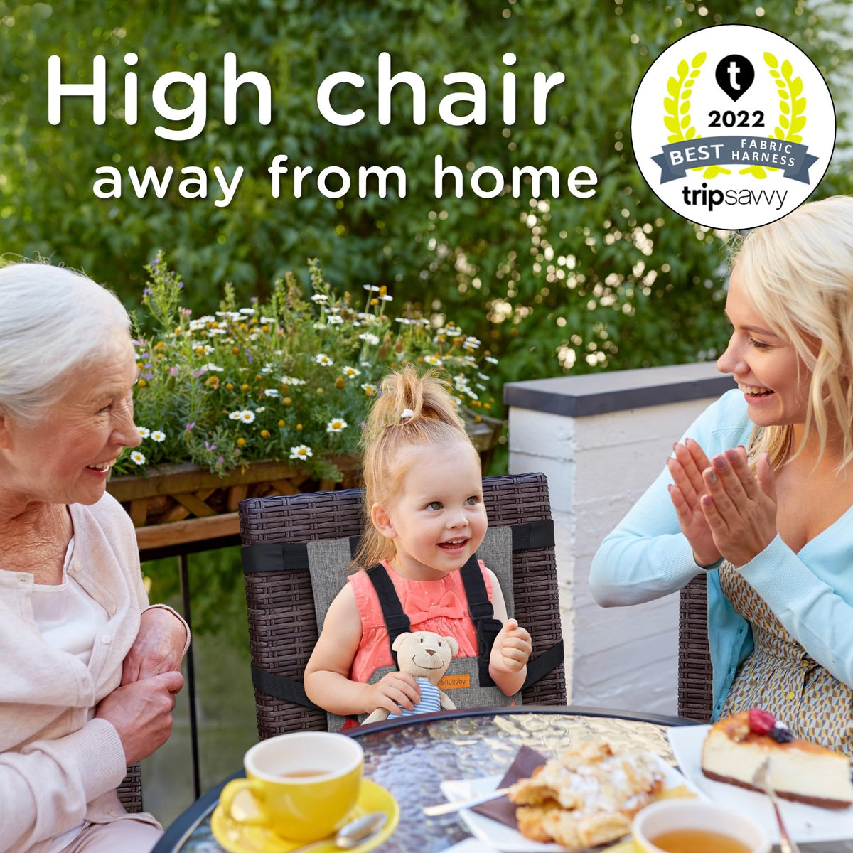 Compact Travel High Chair Portable Baby Harness Seat O7344