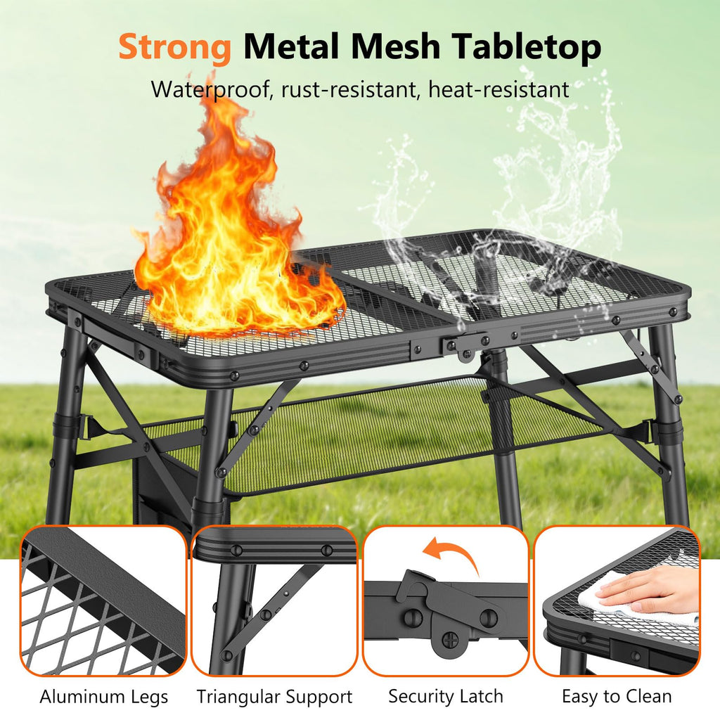 Portable Folding Grill Table R372517