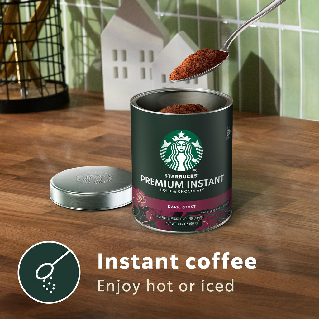 Dark Roast Instant Coffee 3 Tins 3.17 oz V216