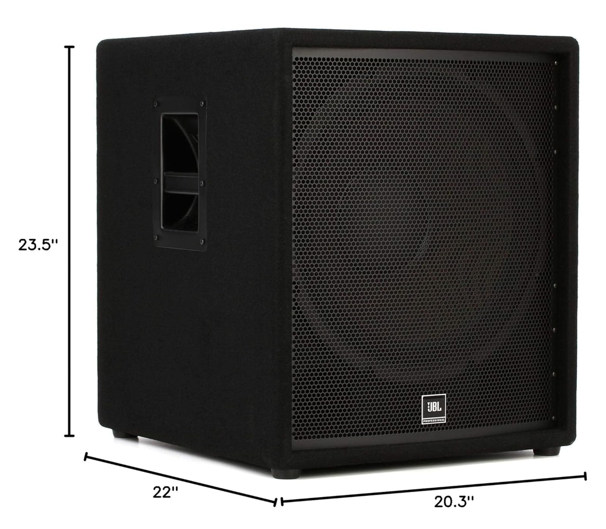 Black 18-Inch Passive Subwoofer P69375