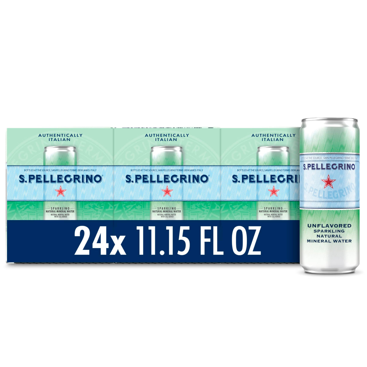 Sparkling Natural Mineral Water 11.15 Fl. Oz (Pack of 24) N35857
