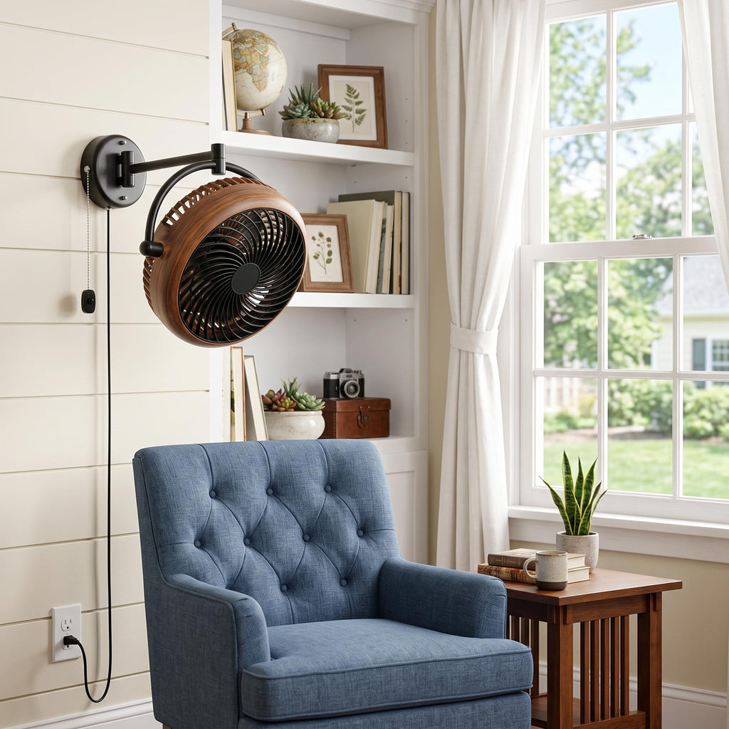 10 Inch Oscillating Wall Mount Fan D978193