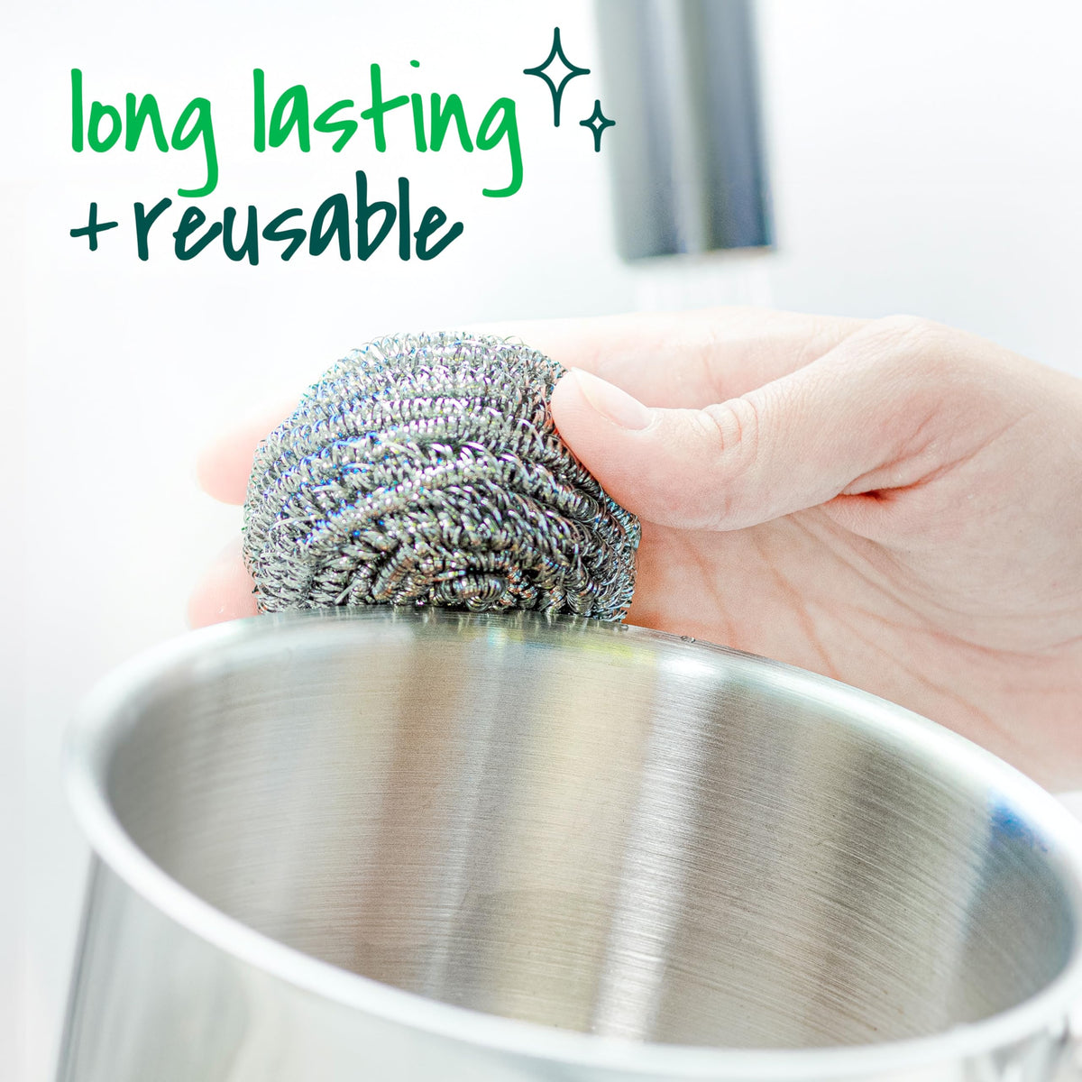 Stainless Steel Scrubbers 3 Pack T116983