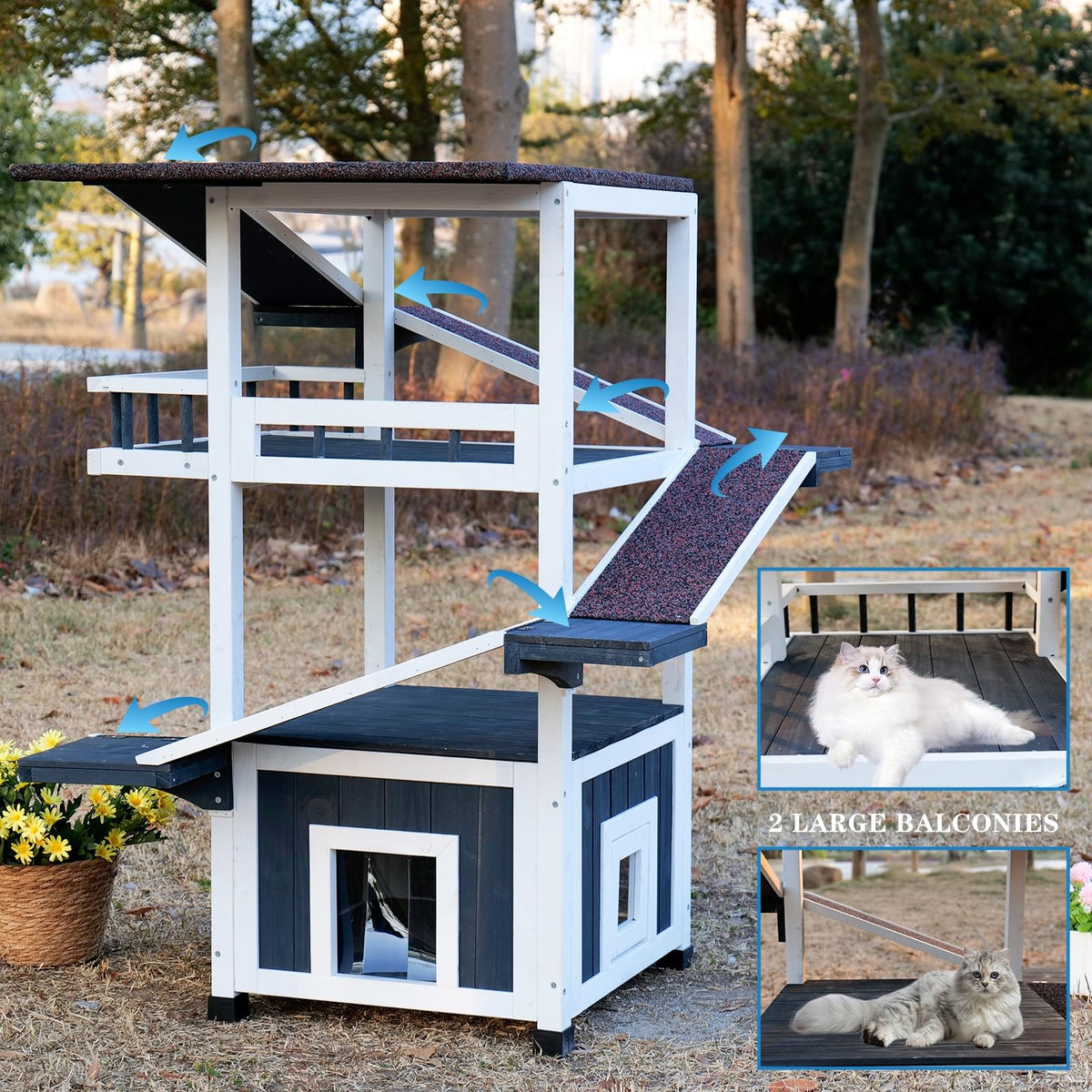 4-Tier Outdoor Cat Tree H762547