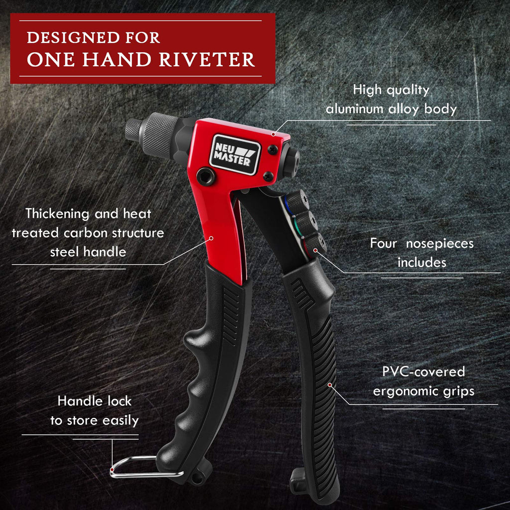 Rivet Gun Tool Kit with 200 Rivets V551