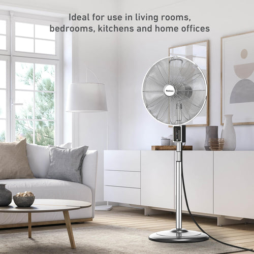 16" Digital Metal Stand Fan 3-Speed Oscillation I278820