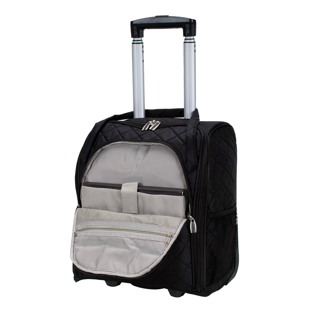 Black Wheeled Underseater Carry-On Luggage H205
