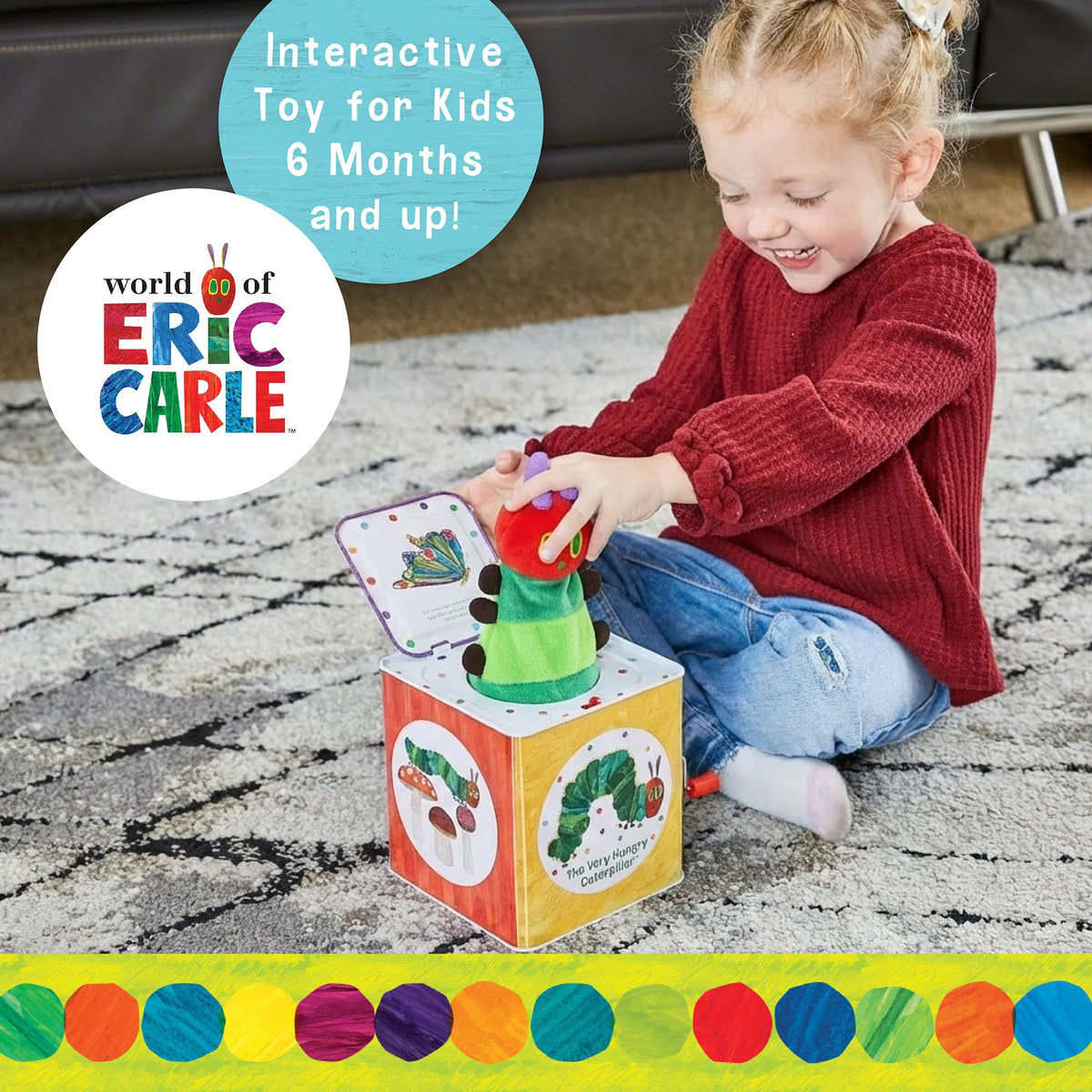 The Very Hungry Caterpillar Jack in the Box Toy P448