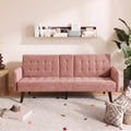 Pink Convertible Sleeper Sofa I326