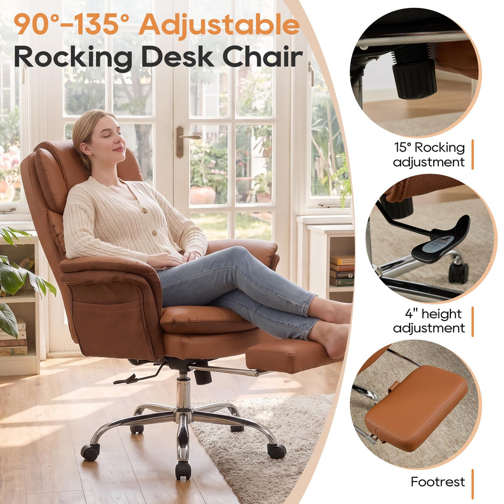 Big and Tall Office Chair with Flip Armrests J27477