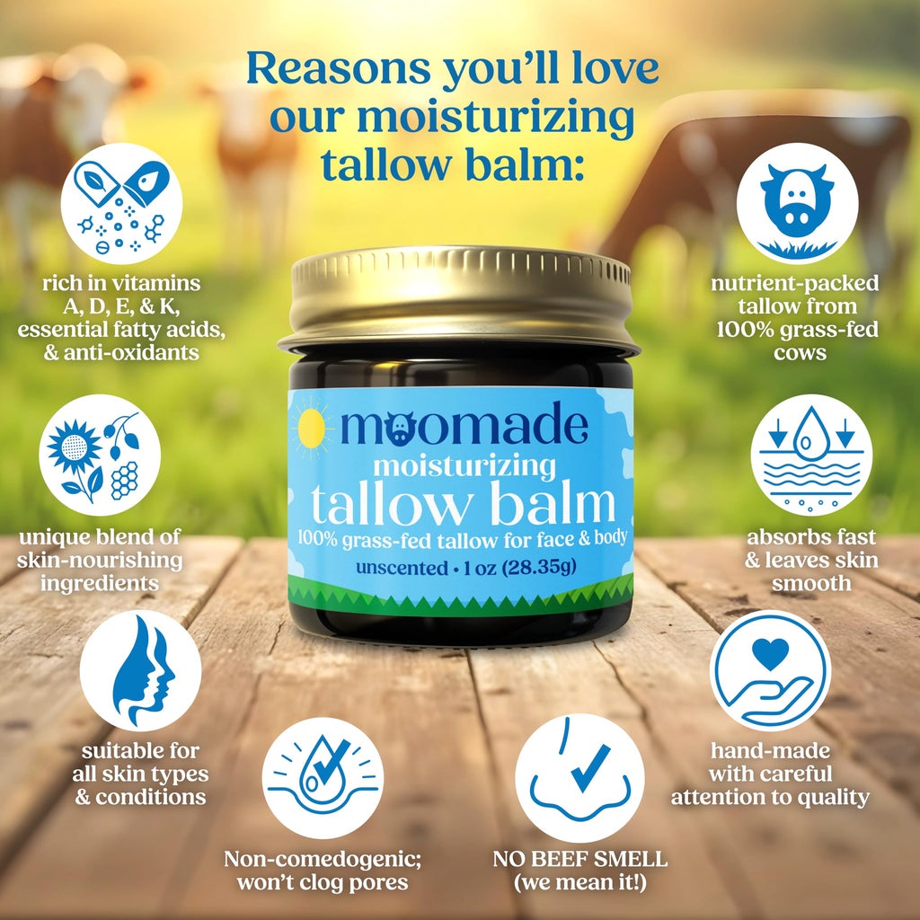 Unscented Tallow Balm 1 oz B6853