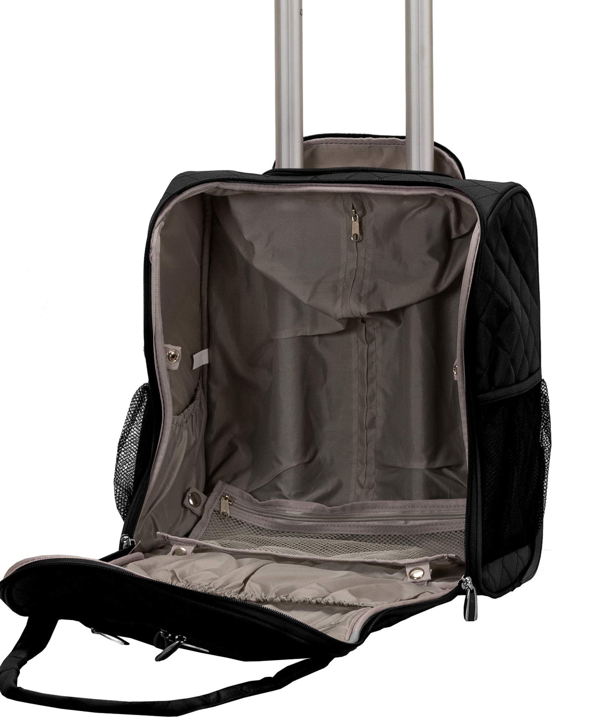 Black Wheeled Underseater Carry-On Luggage H205