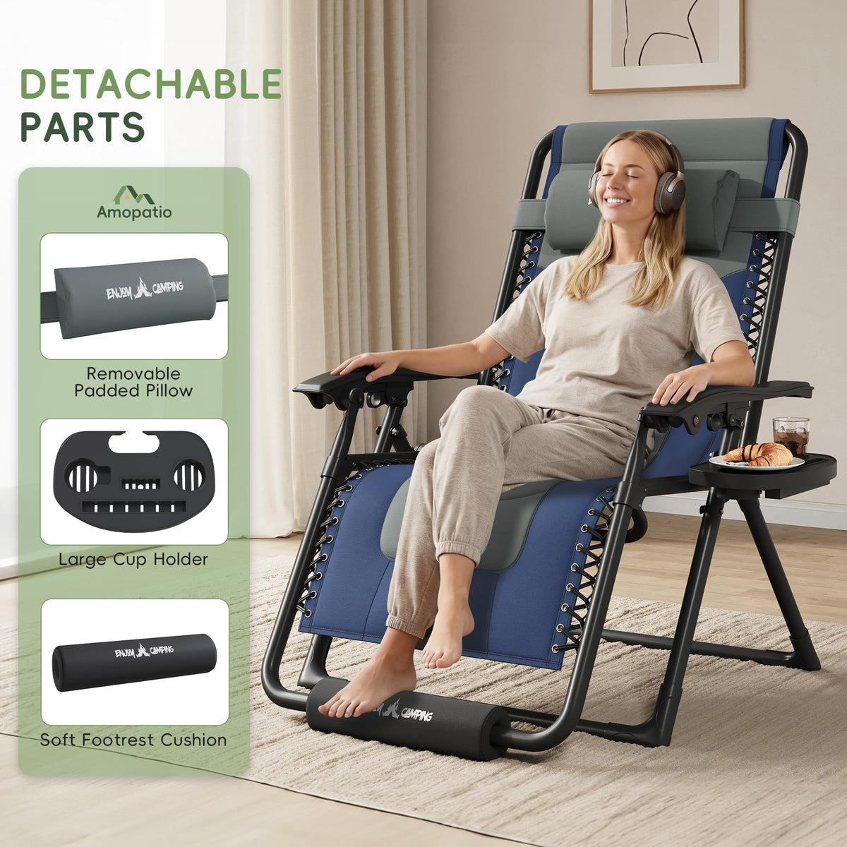 Zero Gravity Patio Lounge Chair Y16107