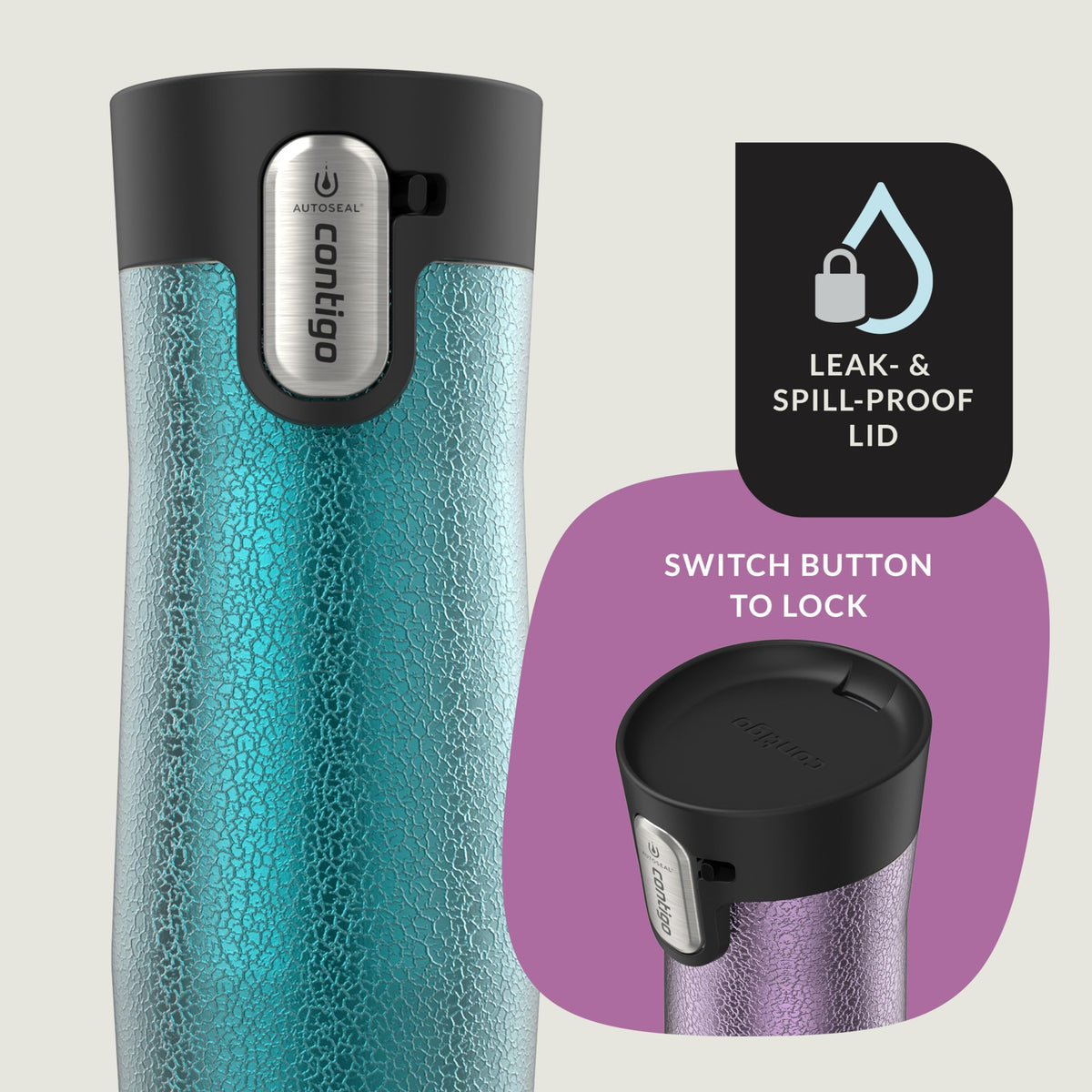 Vacuum-Insulated Stainless Steel Travel Mug 16 oz 2-Pack R789368