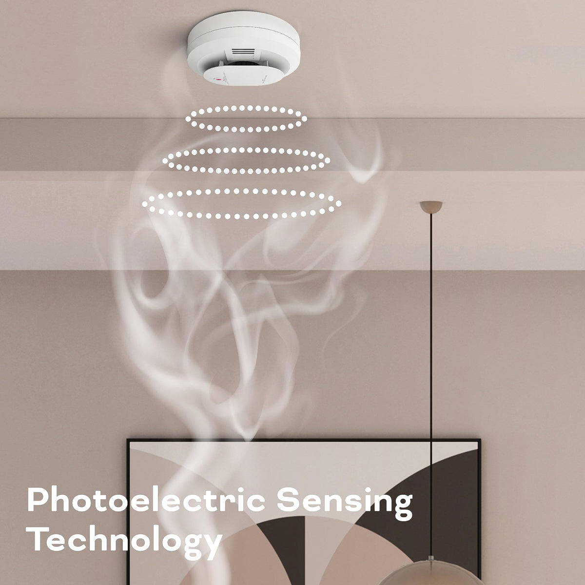 Hardwired Smoke & Carbon Monoxide Detector, 4 Pack T222713