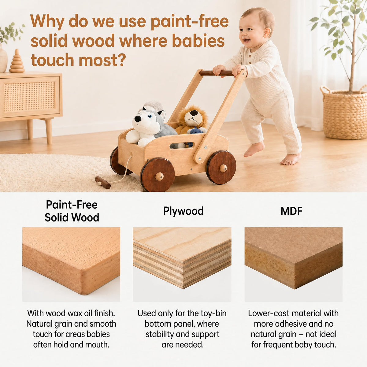 Wooden Baby Walker O1322