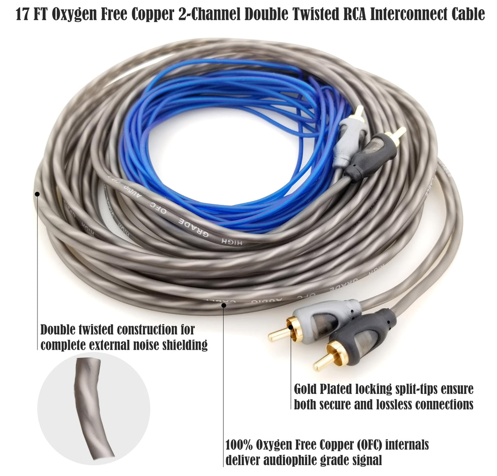 4 AWG 100% Copper Car Audio Amp Wire Kit B733
