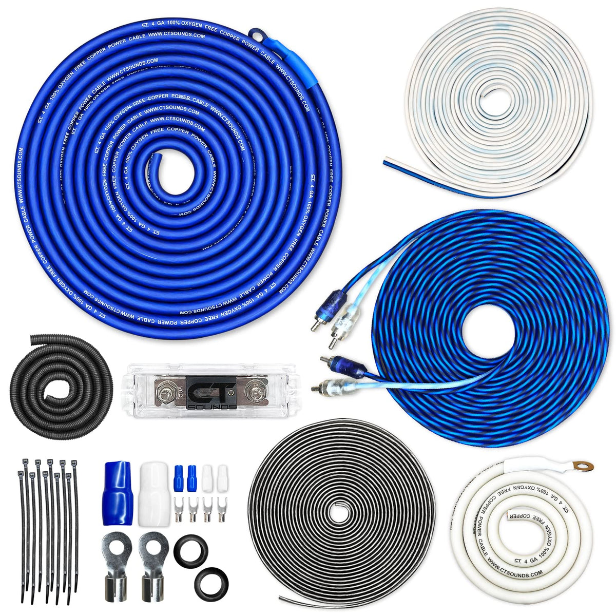 4 Gauge OFC Amp Wiring Install Kit Z2587