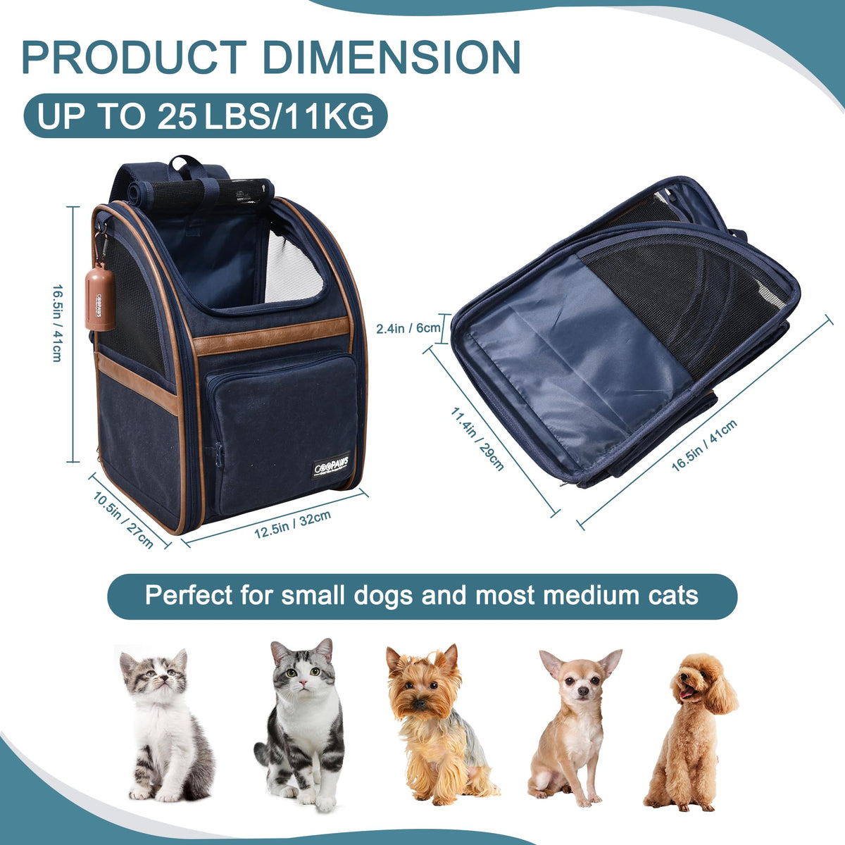 Pet Backpack Carrier G7148