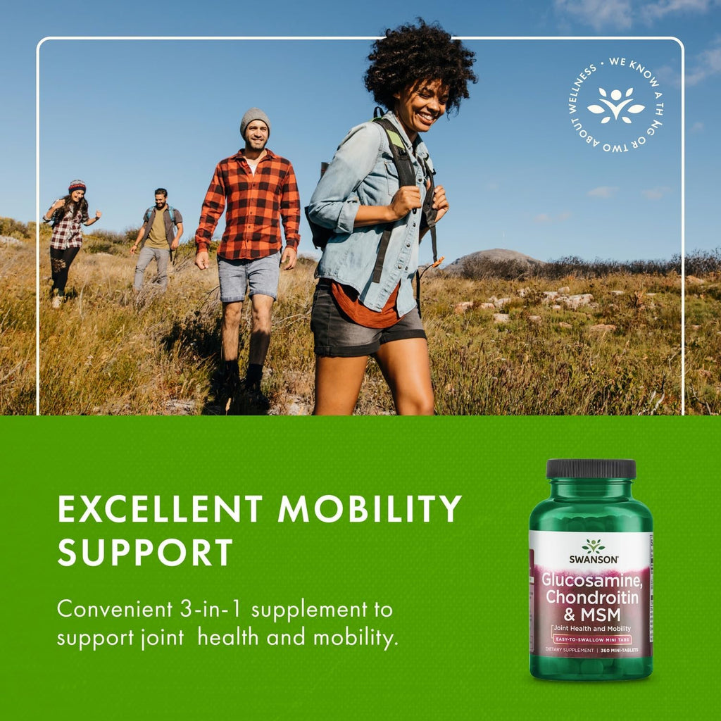 Glucosamine, Chondroitin & MSM 360 Mini-Tablets T75909