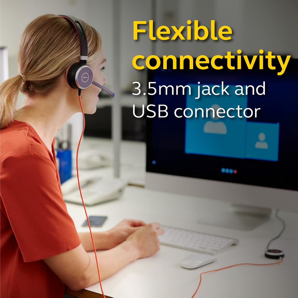 Wired Headset Mono 3.5mm Jack/USB Connection N50918