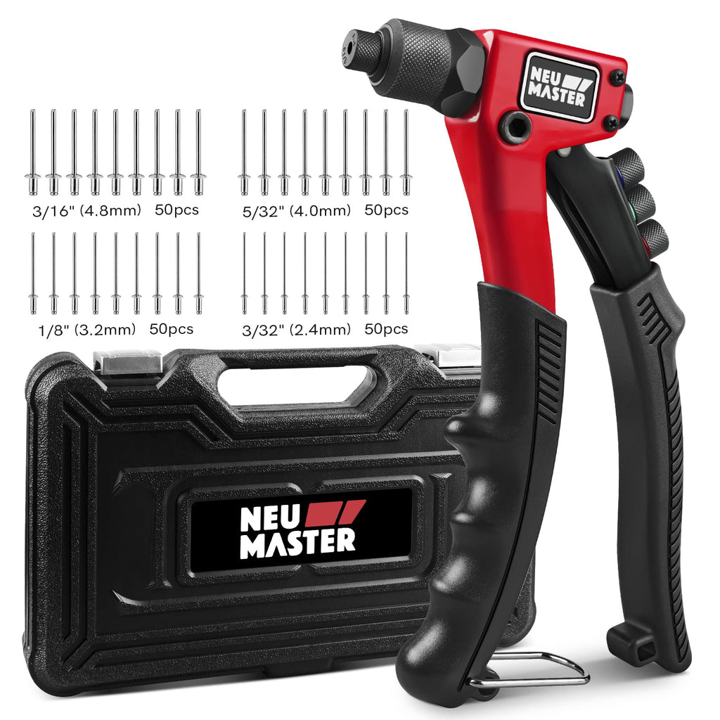 Rivet Gun Tool Kit with 200 Rivets V551