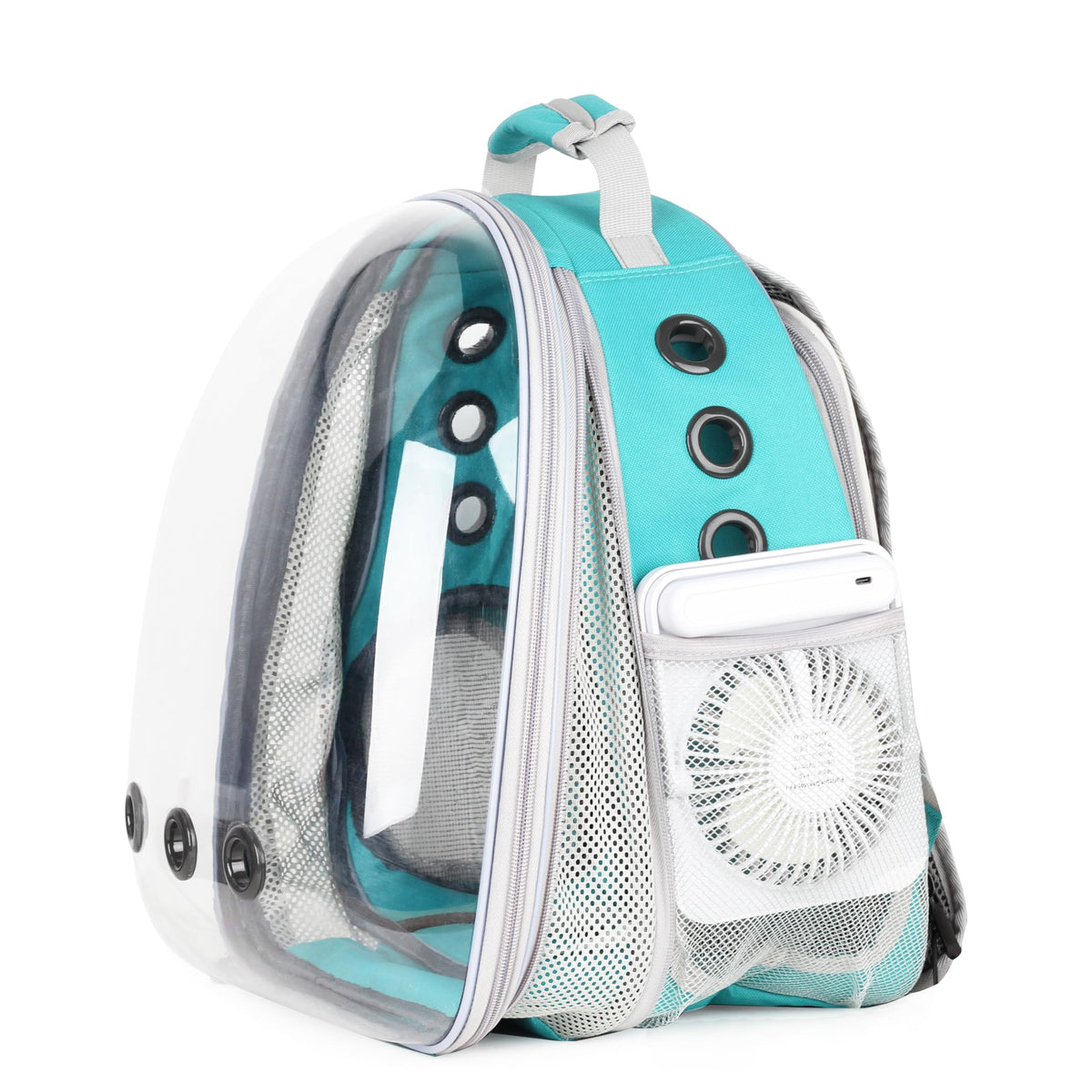 Expandable Cat Backpack with Mini Fan O431