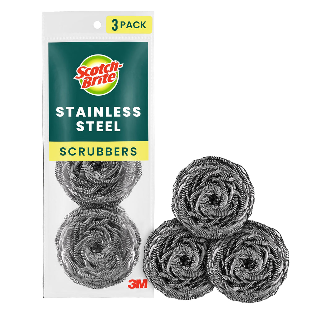 Stainless Steel Scrubbers 3 Pack T116983