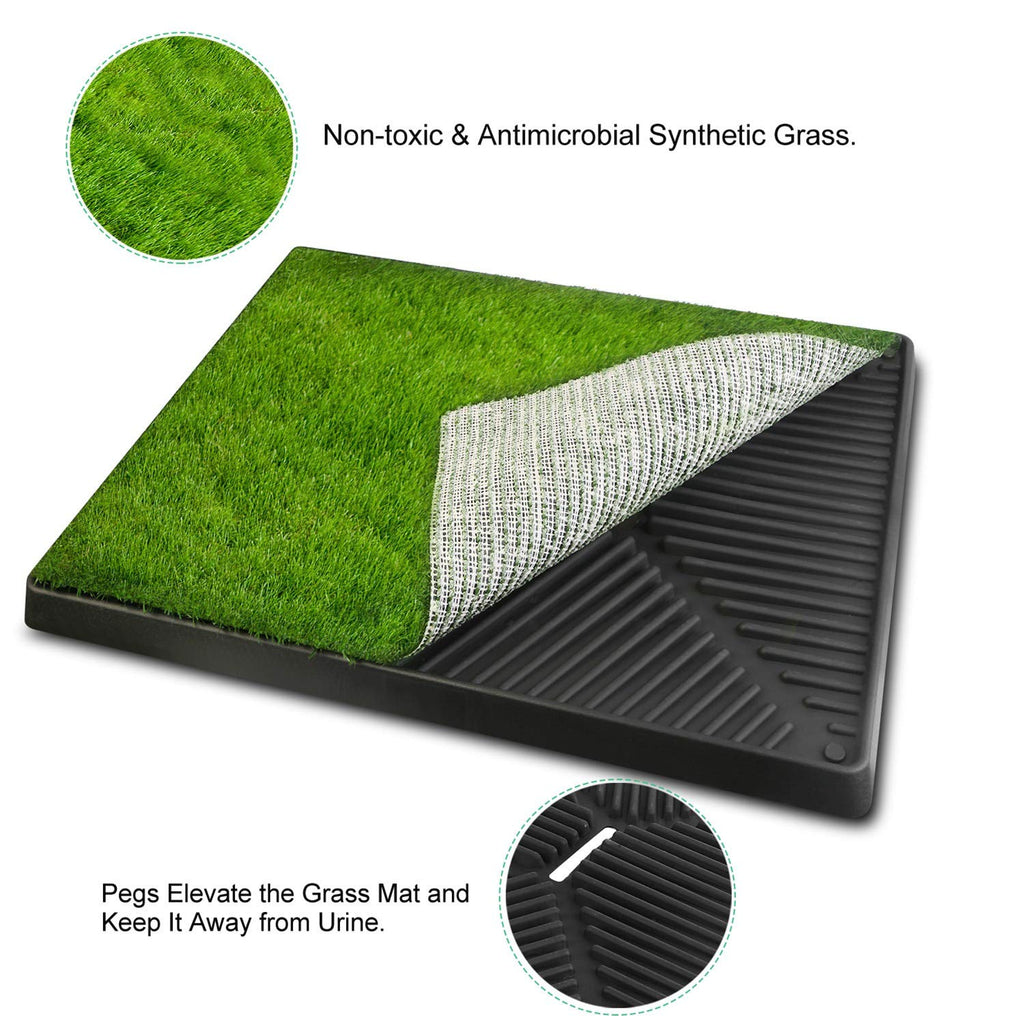 Indoor Dog Toilet with Artificial Grass 25" x 20" R5573