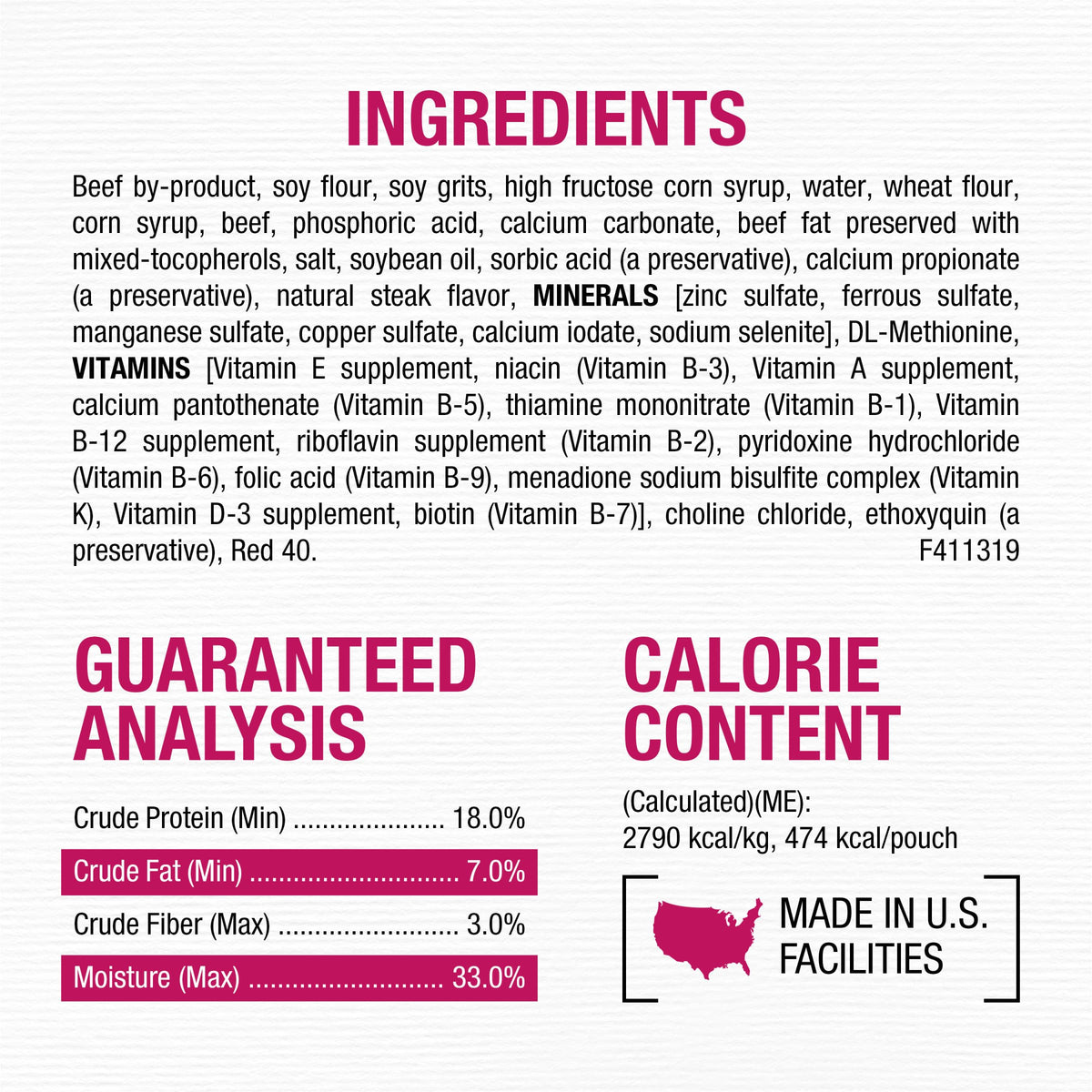 Moist & Meaty Soft Dog Food Pouches, 36 ct O170467