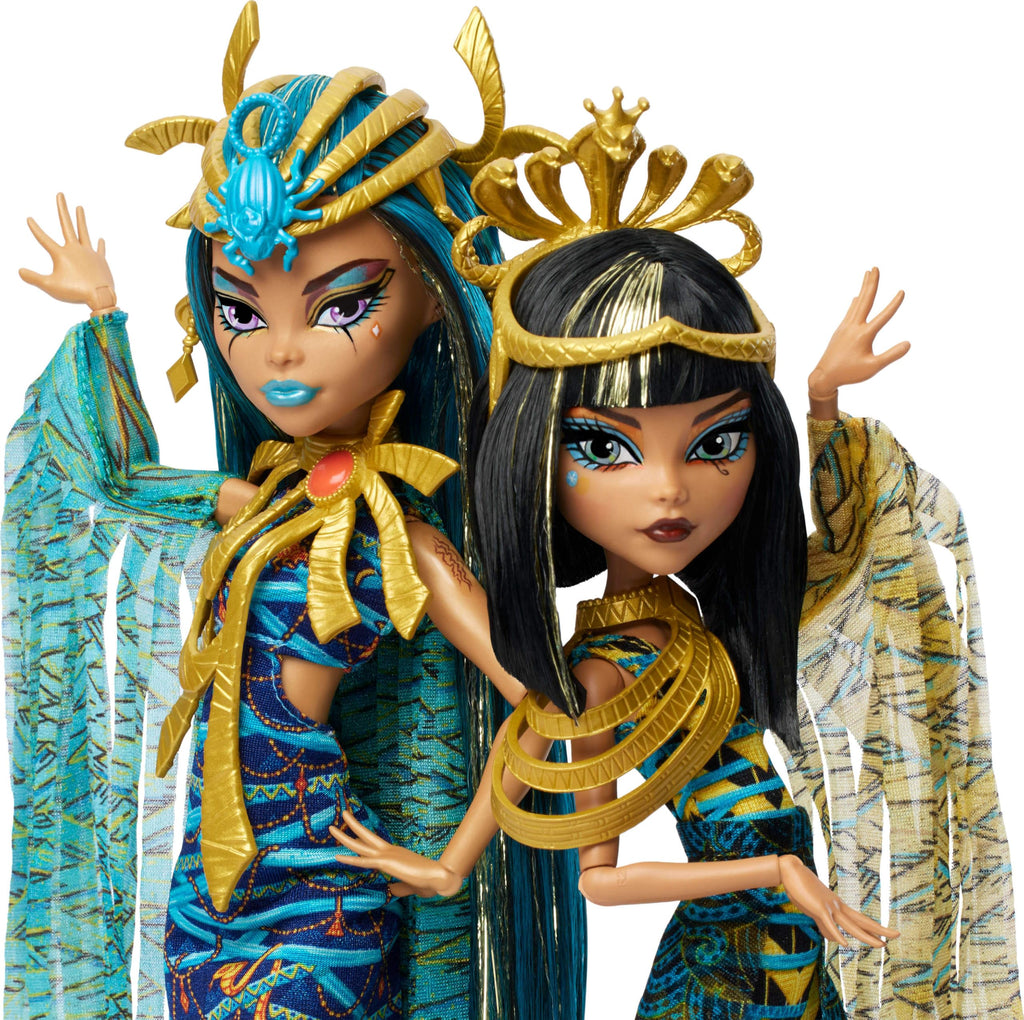 Fashion Doll Set 2-Pack with Golden Accessories & Clothes O236