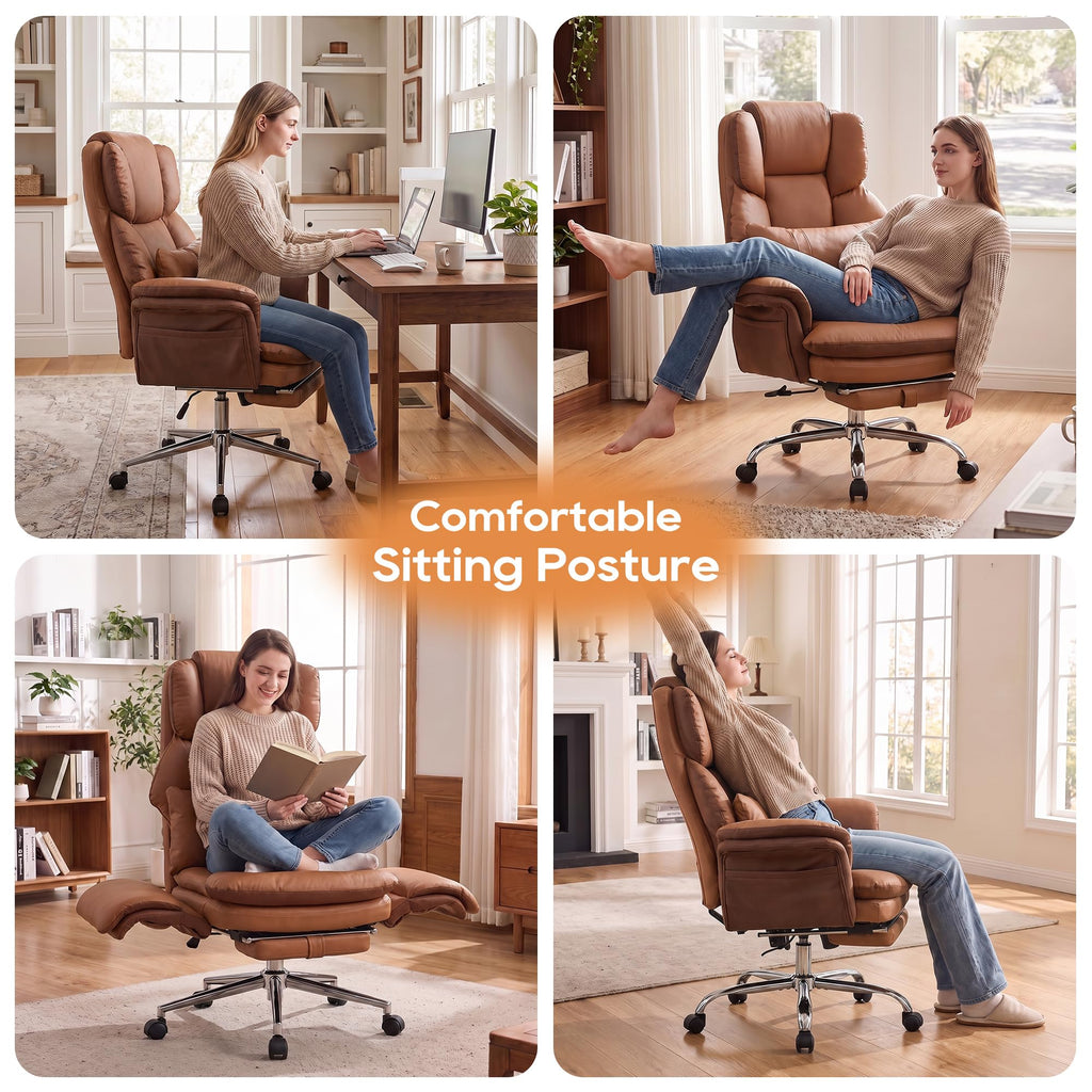 Big and Tall Office Chair with Flip Armrests J27477
