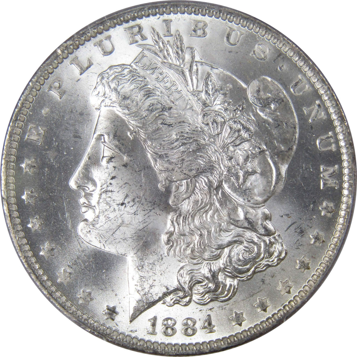 Morgan Silver Dollar Uncirculated $1 Coin Q3792