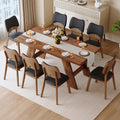 71" Wood Dining Table Set for 8 I674785