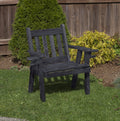 Pressure Treated Outdoor Bench with Cup Holders Q658372